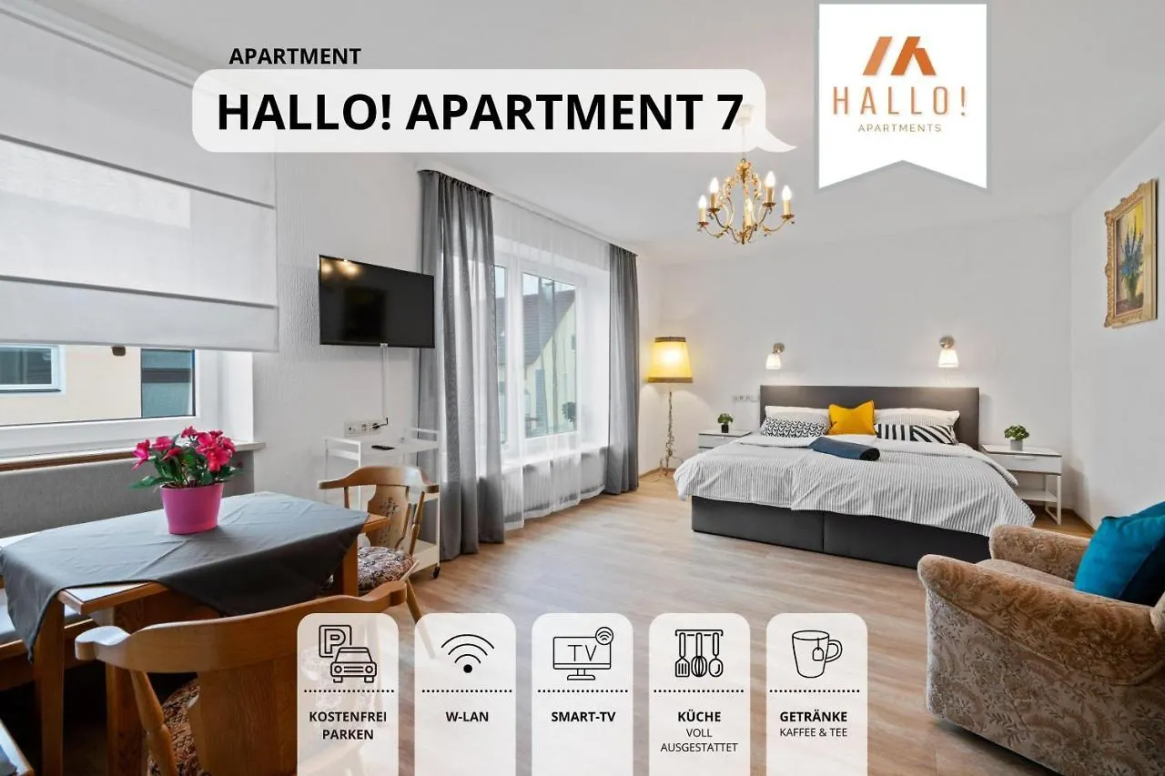 Hallo!-Apartment: Cozy City Center Stay with Wi-Fi Bad Worishofen